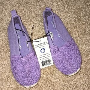 Kids Chatties Purple Ballet Flats L 9-10